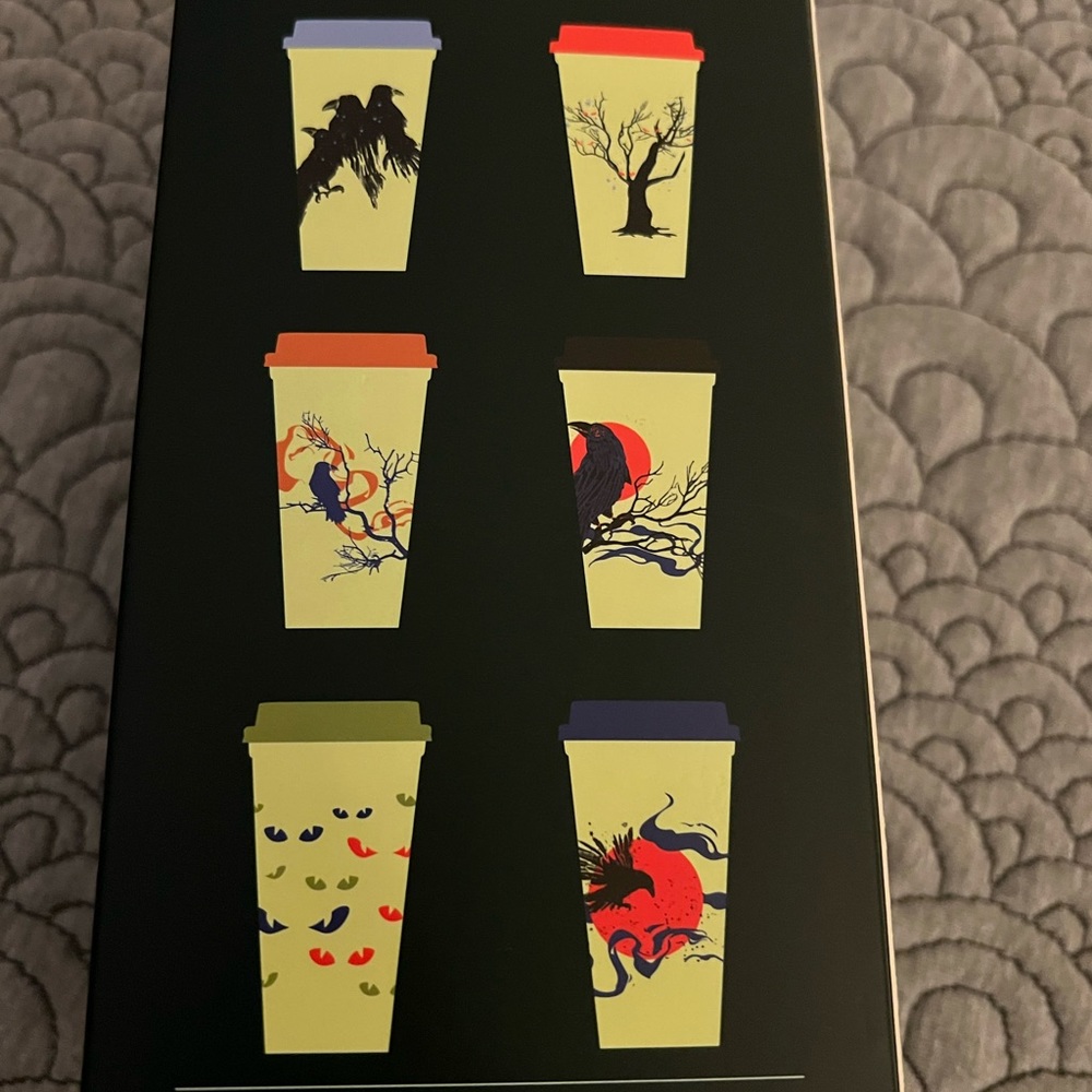 New Starbucks Halloween glow in the dark hot cups - Picture 2 of 3